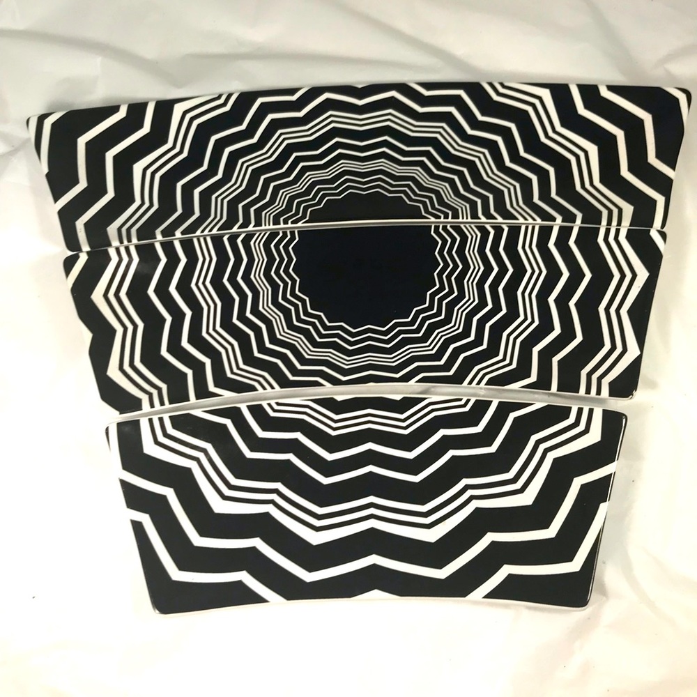 Missoni Richard Ginori 3 Black and White Artist Design Stoneware Serving Platter